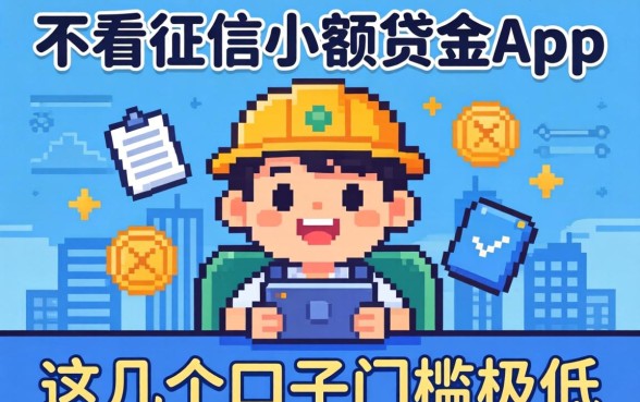 揭秘2026不看征信小额贷款app,这几个口子门槛极低