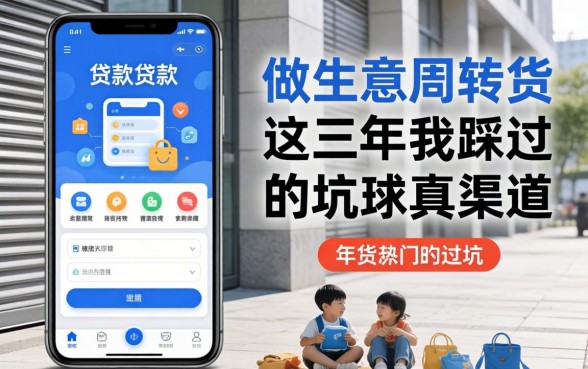 门槛贷款软件有哪些?做生意周转这些年我踩过的坑和真渠道