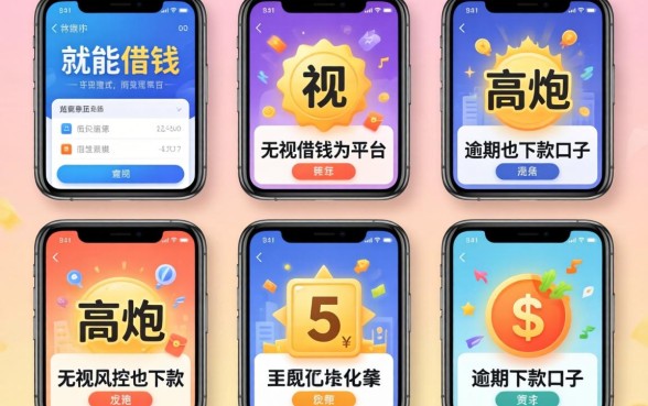 有手机就能借钱的平台有哪些,规整五个高炮无视风控逾期也下款的口子