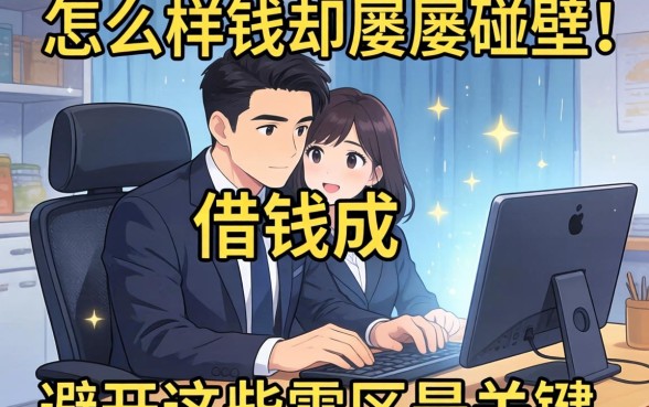 急需用钱却屡屡碰壁?怎么样借钱成功率高?避开这些雷区是关键