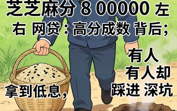 芝麻分8000左右网贷：高分成数背后，有人拿到低息，有人却踩进深坑