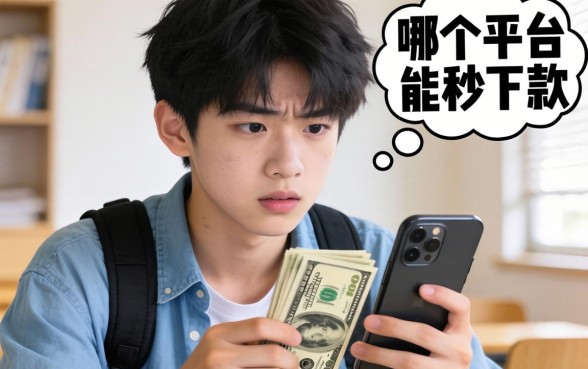 急急急！刚满16岁想借点钱买手机，哪个平台能秒下款？求大神指点！