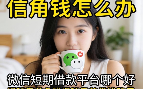 急需用钱怎么办?微信短期借款平台哪个好?揭秘靠谱借钱路子