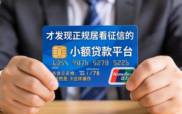 我试过用储蓄卡借钱，才发现正规不看征信的小额贷款平台居然是这样操作的