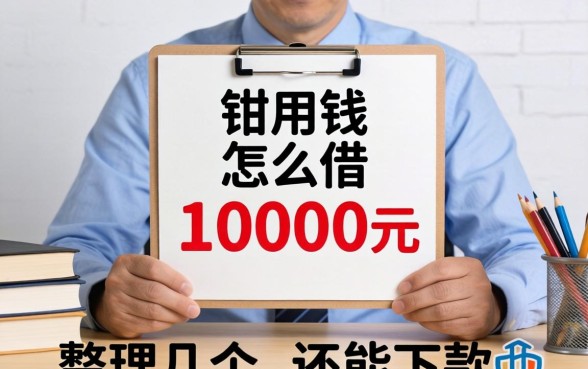 急用钱怎么借10000元？整理了几个还能下款的渠道