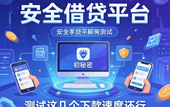 揭秘安全借贷平台有哪些软件,实测这几个下款速度还行