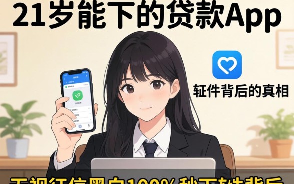 我试了那些号称21岁能下的贷款app，结果发现无视征信黑白100%秒下软件背后的真相