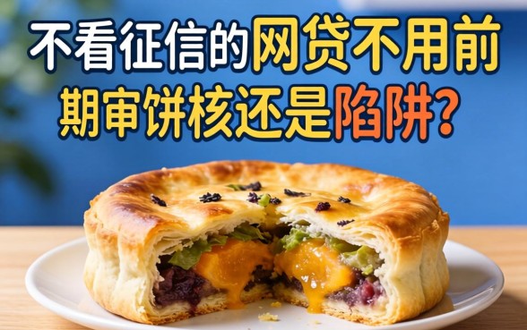 揭秘不看征信的网贷不用前期审核:馅饼还是陷阱?