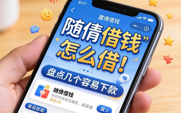 手机能随便借钱吗怎么借?盘点几个容易下款的渠道