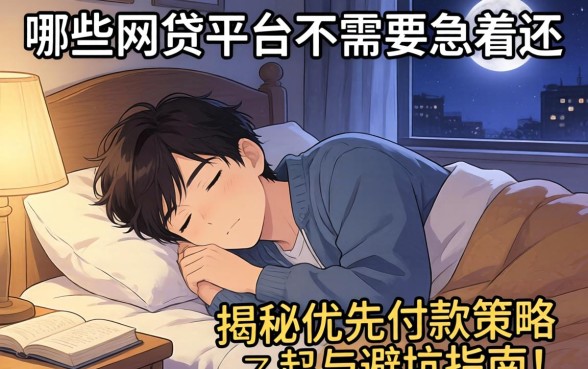 负债累累夜不能寐？哪些网贷平台不需要急着还？揭秘优先还款策略与避坑指南