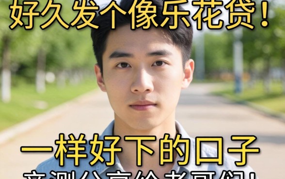 找了好久终于发现几个像乐花贷一样好下的口子,亲测分享给老哥们!