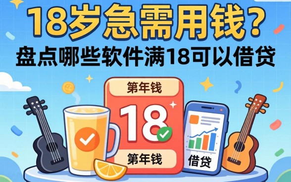 年满18岁急需用钱？盘点哪些软件满18可以借钱