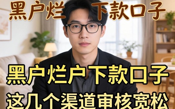 揭秘黑户烂户下款口子,这几个渠道审核宽松