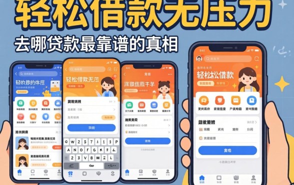 我试了十几个所谓的轻松借款无压力软件,发现去哪贷款最靠谱的真相竟然是这样