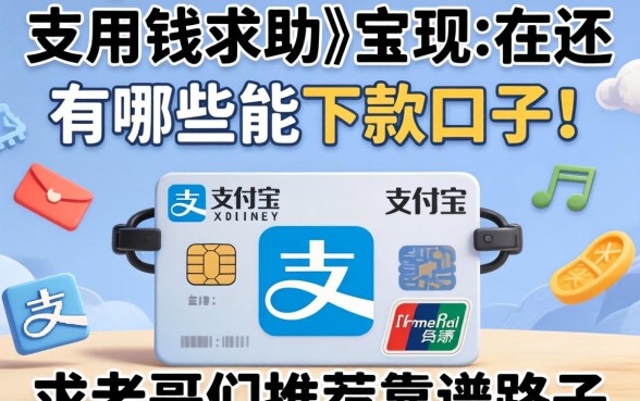 急用钱求助!支付宝现在还有哪些能下款的口子?求老哥们推荐靠谱路子!