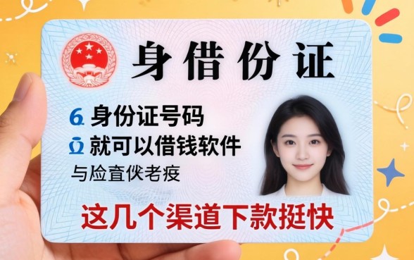 揭秘用身份证号码就可以借钱的软件，这几个渠道下款挺快