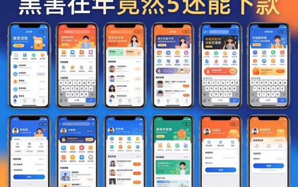 我试了十几款大额贷款软件，发现黑户在2026年竟然还能下款