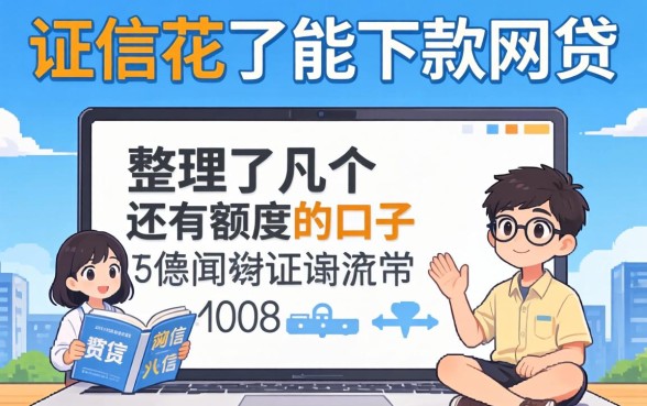 征信花了能下款的网贷：整理了几个还有额度的口子