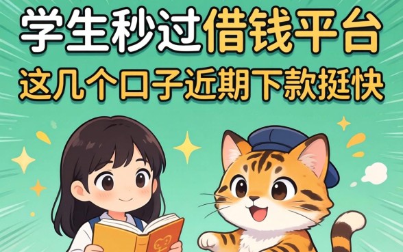 揭秘学生秒过借钱平台:这几个口子近期下款挺快