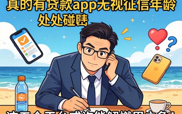 急需用钱却四处碰壁？真的有贷款app无视征信年龄吗？这五个平台或许能解燃眉之急！