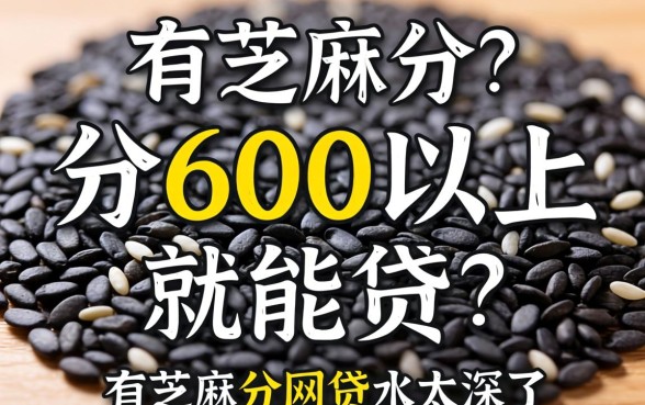 芝麻分600以上就能贷？2026有芝麻分的网贷水太深了