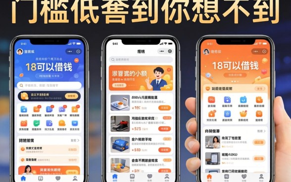 实测几款满18就可以借钱的小额软件,门槛低到你想不到
