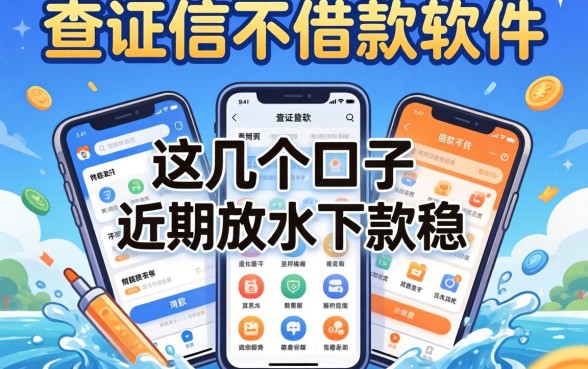 揭秘不查证信的借款软件,这几个口子近期放水下款稳
