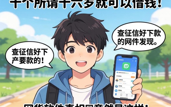 我试了十几个所谓的十六岁就可以借钱的软件，发现不查征信好下款的网贷软件真相竟然是这样