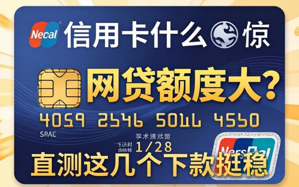 有信用卡什么网贷额度大？实测这几个下款挺稳的平台