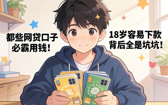 我16岁急需用钱,发现那些声称18岁容易下款的网贷口子背后全是坑