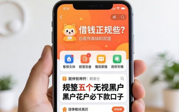 手机哪个软件借钱正规些呢,规整五个无视黑户花户必下款口子