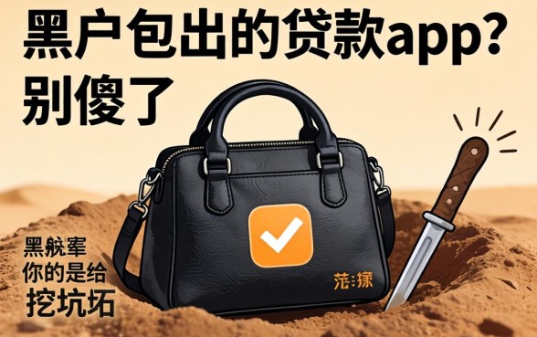 黑户包出的贷款app？别傻了，那是给你挖的坑