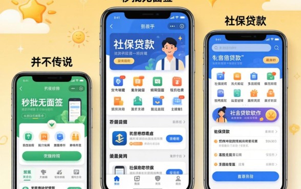 我试了几个凭社保贷款的平台，发现秒批无面签贷款软件并不像传说中那么美好