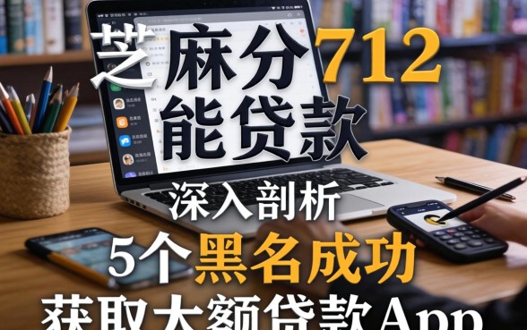 芝麻分712能贷款，深入剖析5个黑户成功获取大额贷款的app