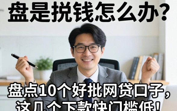 急需用钱怎么办？盘点10个好批的网贷口子，这几个下款快门槛低！