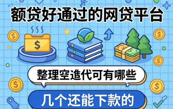 有什么大额贷好通过的网贷平台有哪些？整理了几个还能下款的