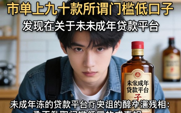 我试了市面上几十款所谓门槛低的口子,发现关于未成年贷款平台的真相很残酷