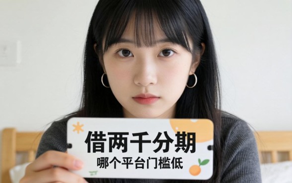手头紧想借两千块分期，哪个平台门槛低点？