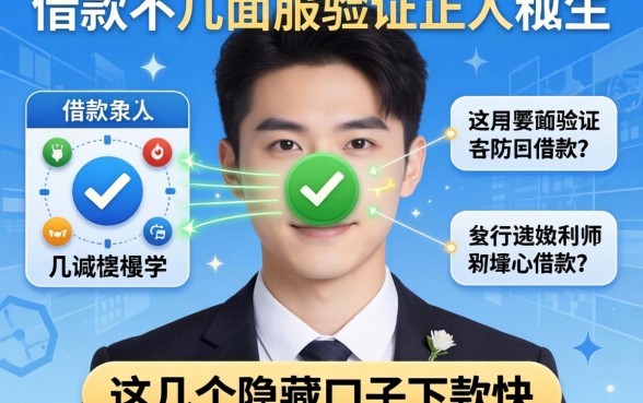 揭秘不需要人脸验证的借款：这几个隐藏口子下款快