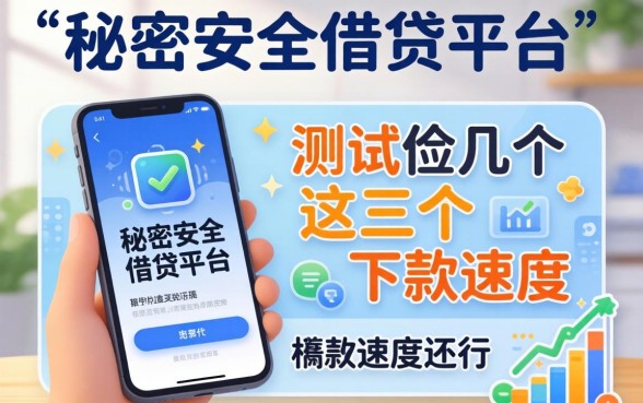揭秘安全借贷平台有哪些软件,实测这几个下款速度还行