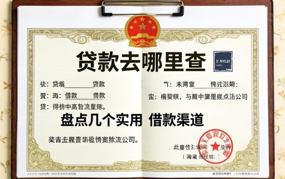 营业执照有没有贷款去哪里查?盘点几个实用的借款渠道