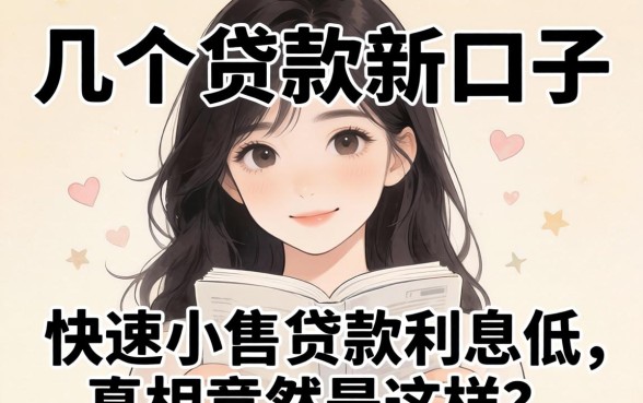 我试了几个贷款新口子，发现快速小额贷款利息低的真相竟然是这样