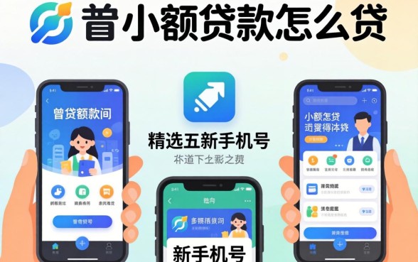 想要小额贷款怎么贷，精选五个新手机号容易下款的软件