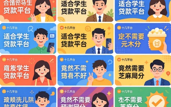 我试了十几个平台,发现适合学生的贷款平台竟然不需要芝麻分