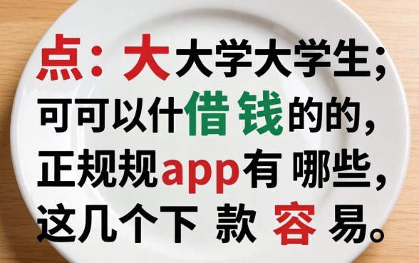 盘点大学生可以借钱的正规app有哪些,这几个下款容易