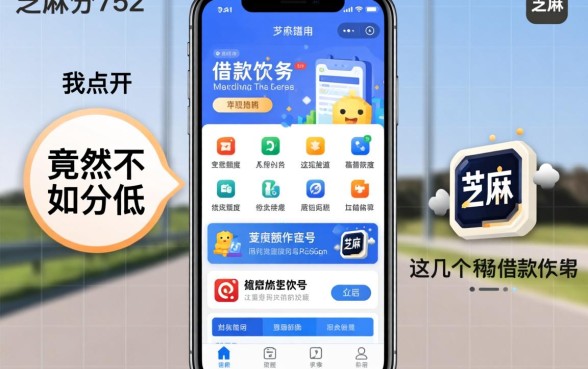 芝麻分752,我点开这几个借款软件,发现额度竟然不如分低的