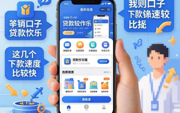 实测最多口子的贷款软件，这几个下款速度比较快