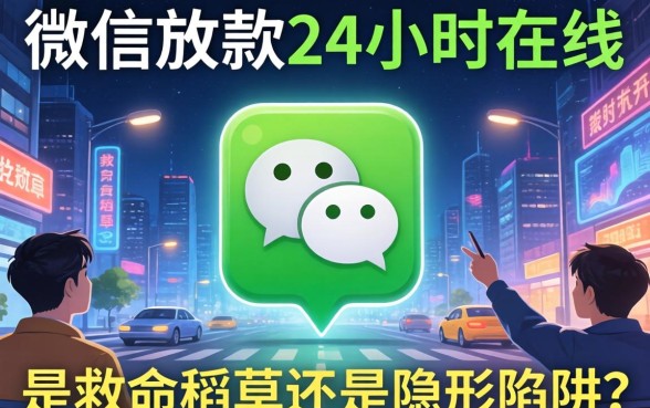 私人微信放款24小时在线，是救命稻草还是隐形陷阱？