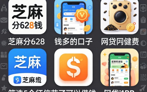 芝麻分628钱多的口子,筛选5个征信花了可以借钱的网贷app