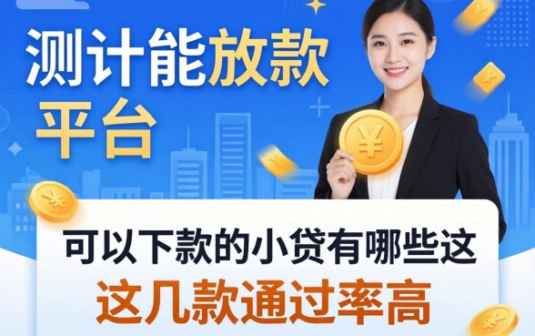 实测能放款的平台：可以下款的小贷有哪些这几款通过率高